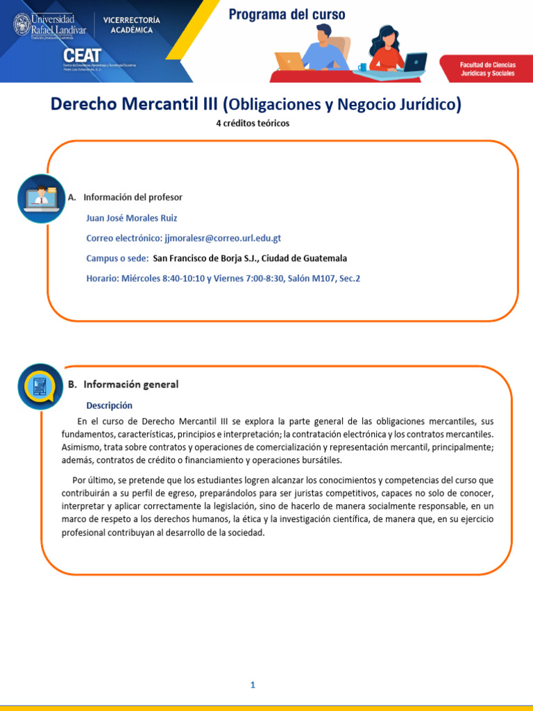 Programa de Curso 2023 | PDF | Aprendizaje en base a proyectos ...