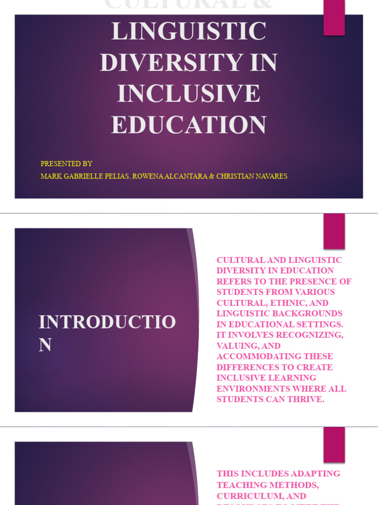 Cultural Diversity in Inclusive Education | PDF | Inclusion (Education ...