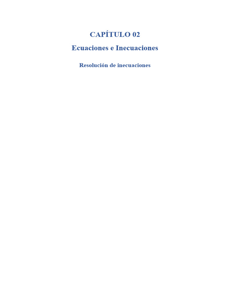 Ejercicios 06 Pdf Ecuaciones Intervalo Matemáticas