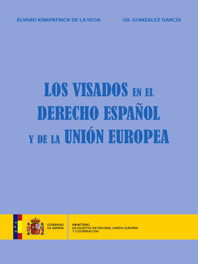Los Visados en El Derecho Espanol y de La Union Europea - Web | PDF