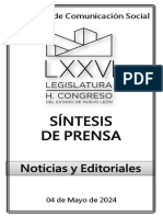 Notas y Editoriales - 20240504