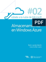 Súbete a la nube de Microsoft - Parte 2: Almacenamiento en Windows Azure