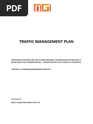 Traffic Management Plan