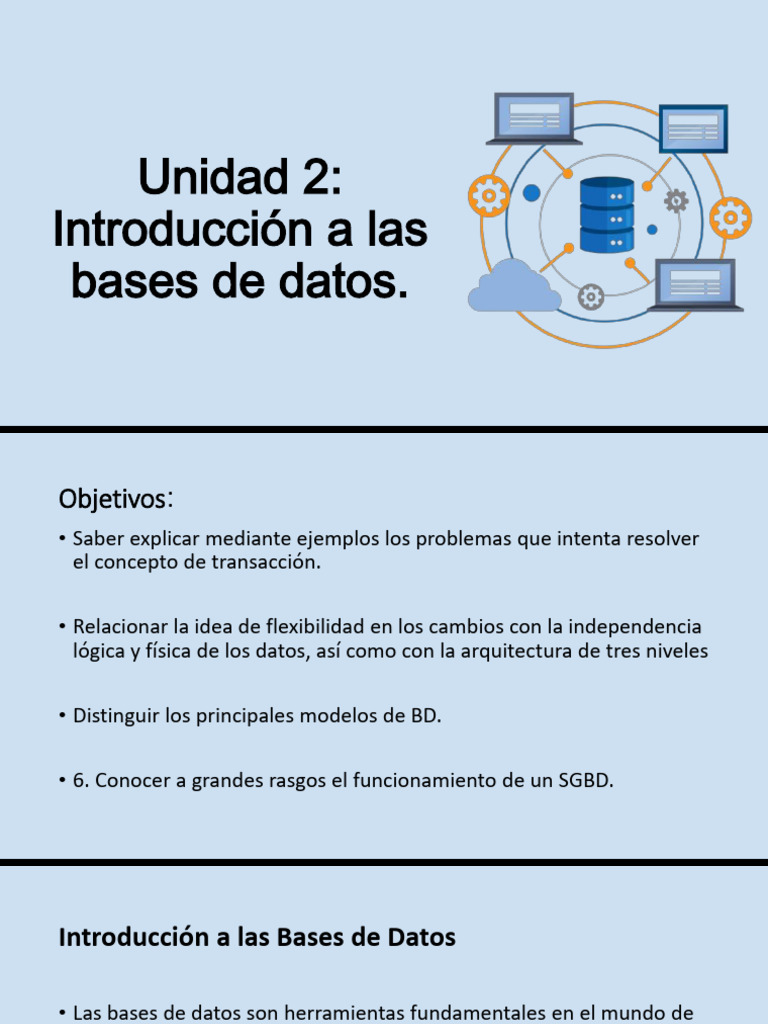 Clase 8 Introduccion A Las Bases de Datos | PDF