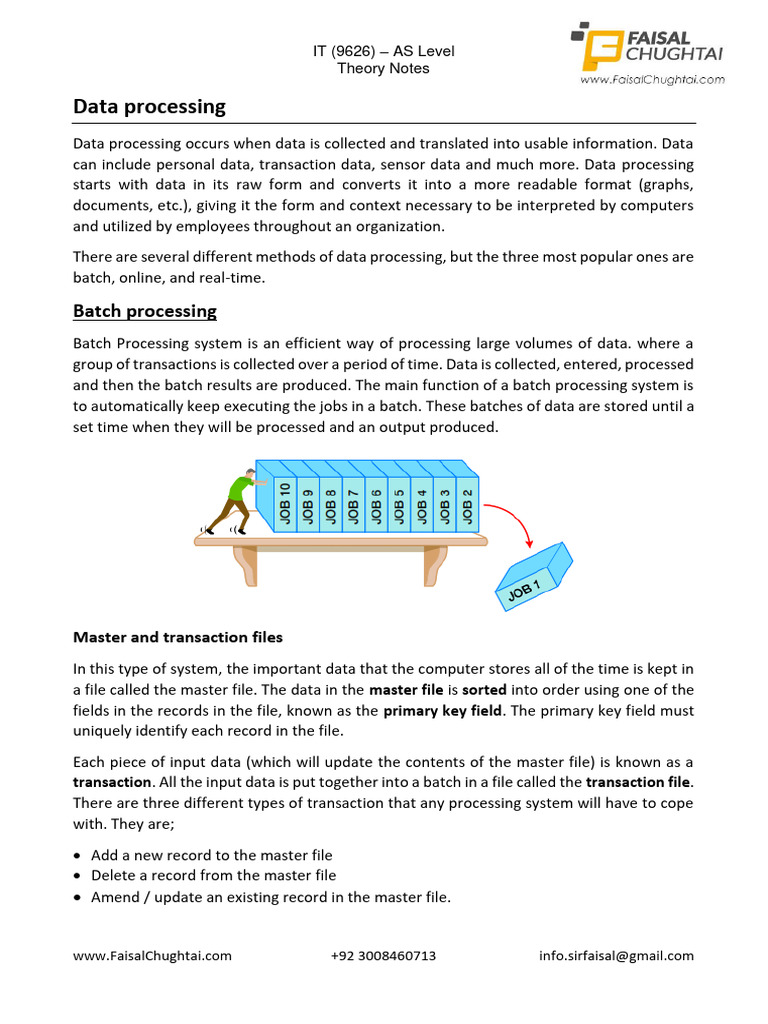 Data Processing 1htHg69 | PDF | Computer File | Real Time Computing
