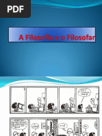 A Filosofia e o Filosofar