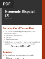 Economic Dispatch (3.1)