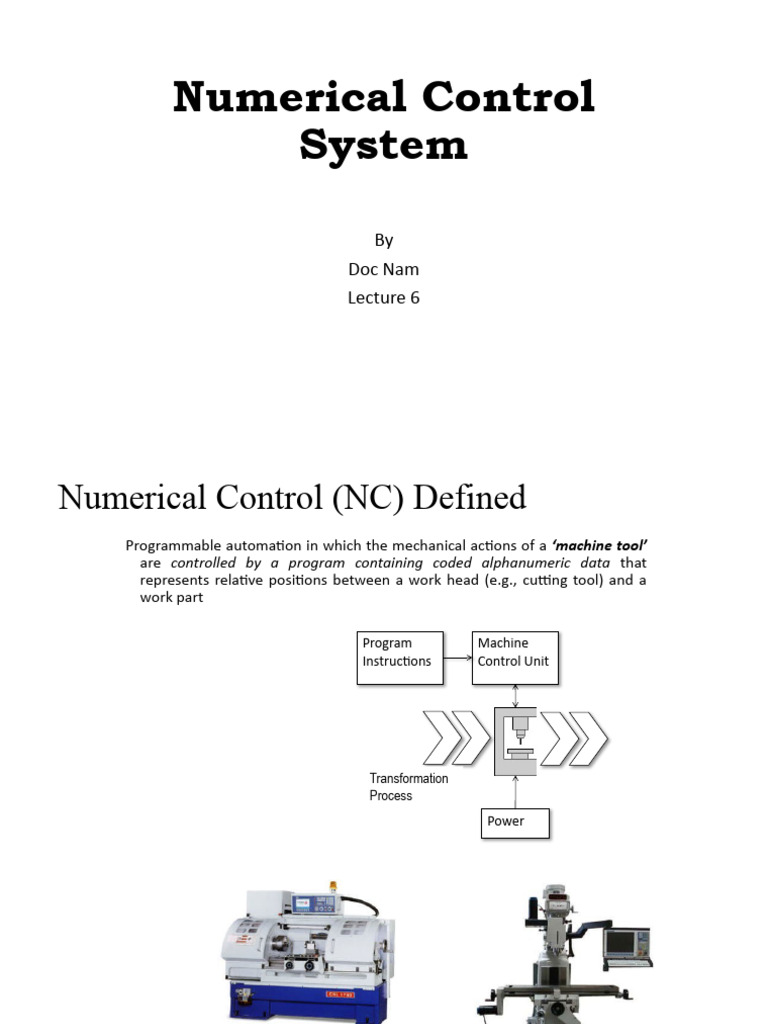 Understanding Numerical Control Systems | PDF | Electric Motor ...