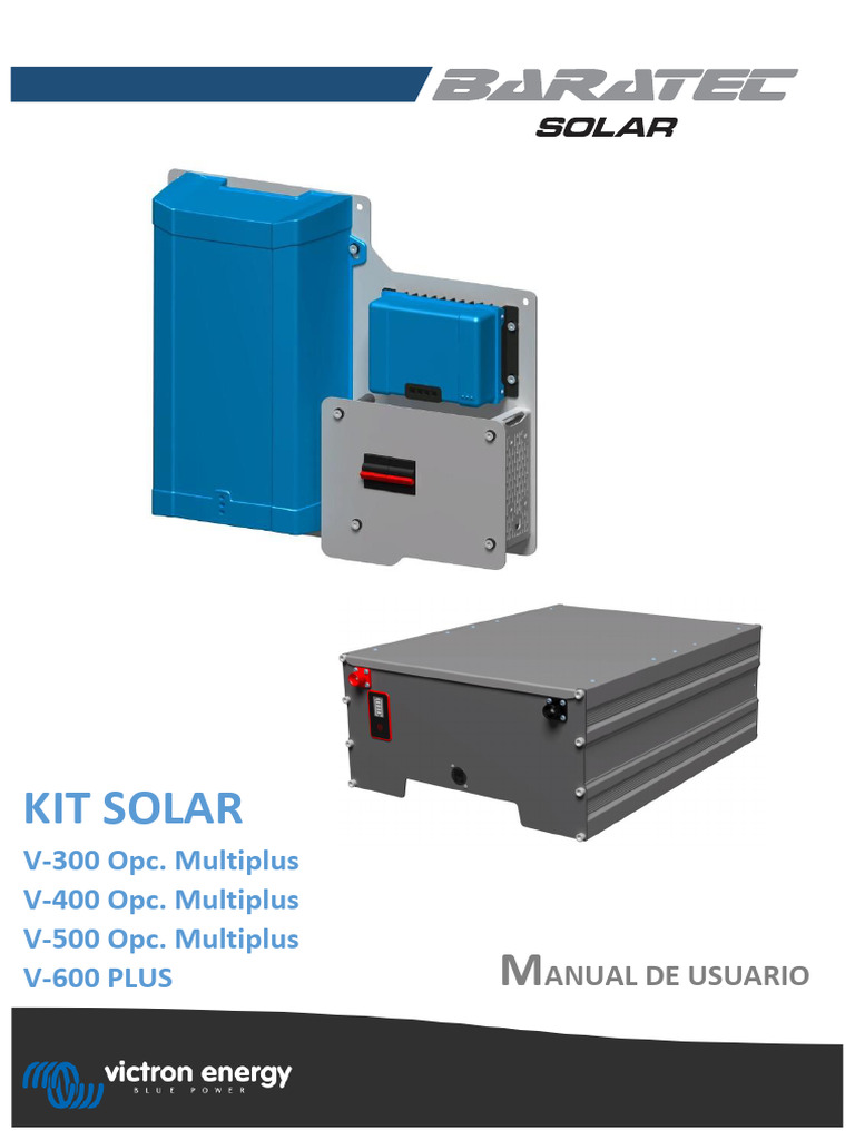 Manual Del Usuario V300 - 400 - 500 - 600 Multiplus | PDF | Inversor de ...