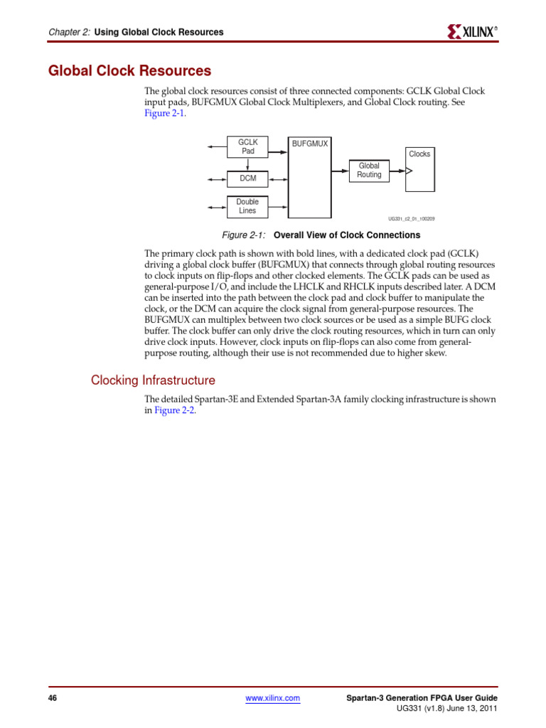 Global Clock Resources: Clocking Infrastructure | Download Free PDF ...