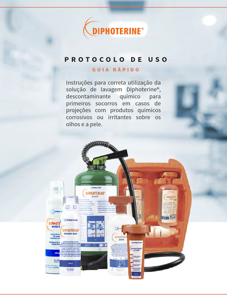 Cartilha Protocolo de Uso Diphoterine 08.08.17 - Reduzido | PDF ...