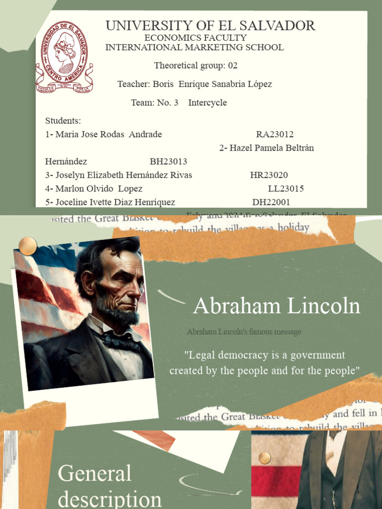 Abraham Lincoln Pdf Abraham Lincoln The United States
