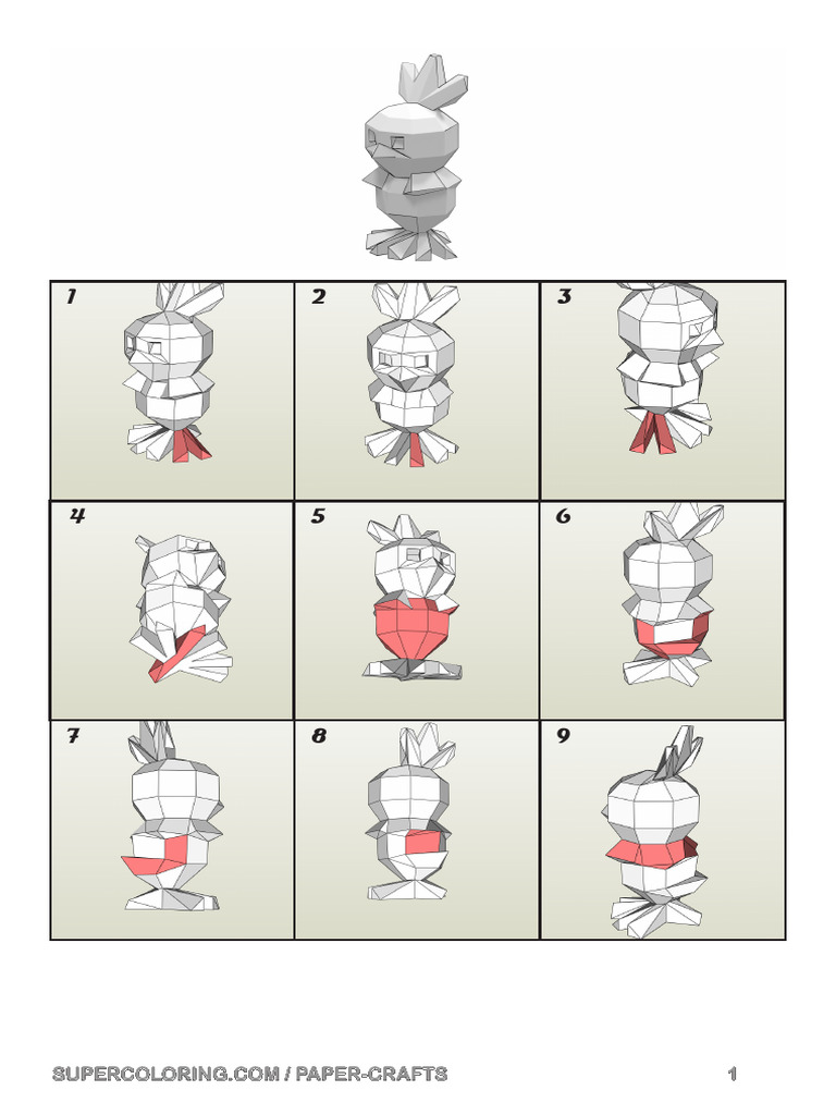 Paper Crafts at Supercoloring.com | PDF | Computers | Technology ...