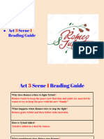 Act 3 Scene 1 Reading Guide Romeo and Juliet