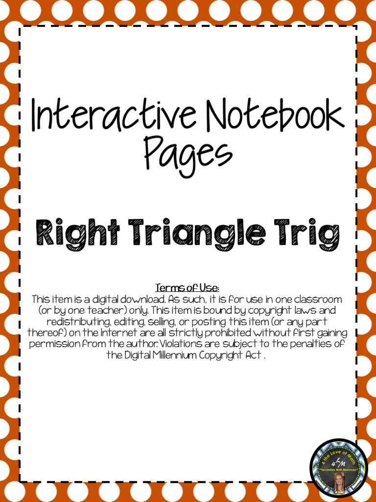 Math Interactive Notebook Pages | PDF
