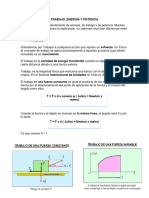 Trabajo, Energia y Potencia