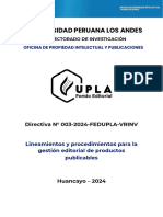 DIRECTIVA 3 LINEAMIENTOS PUBLICACIONES - ACTUALIZADA