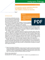 Tratamiento de La Luxación Cervical Mediante Reducción Cerrada Segmento Inferior (C-3 A C-7) (Uso Del Halo Cefálico y Tenazas de Tracción)