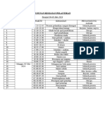 Susunan Kegiatan Pelantikan: Tanggal 04-05 Mei 2024