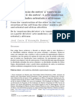 A arte moderna e as alteridades orientais e africanas.