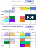 Emplois Du Temps Classes - S10