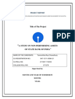 NPA Management at SBI(2013-2023)