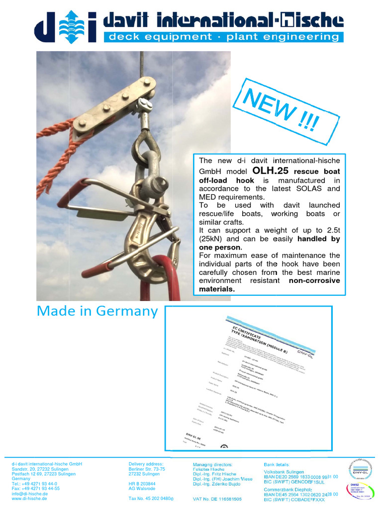 Davit Manufacturing and Specifications | PDF | Banking | Banking Technology