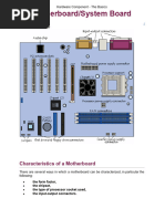 Motherboard Basics ICD2O