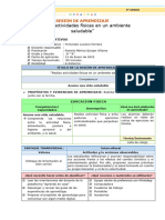 Sesion de Aprendizaje 5to de Primaria