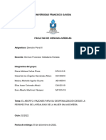 Ensayo El Aborto en La Realidad Salvadoreña