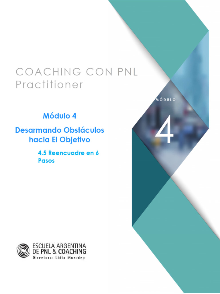 Reencuadre en 6 Pasos para PNL | PDF | Comportamiento | Mente inconsciente