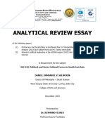 Analytical Review Essay