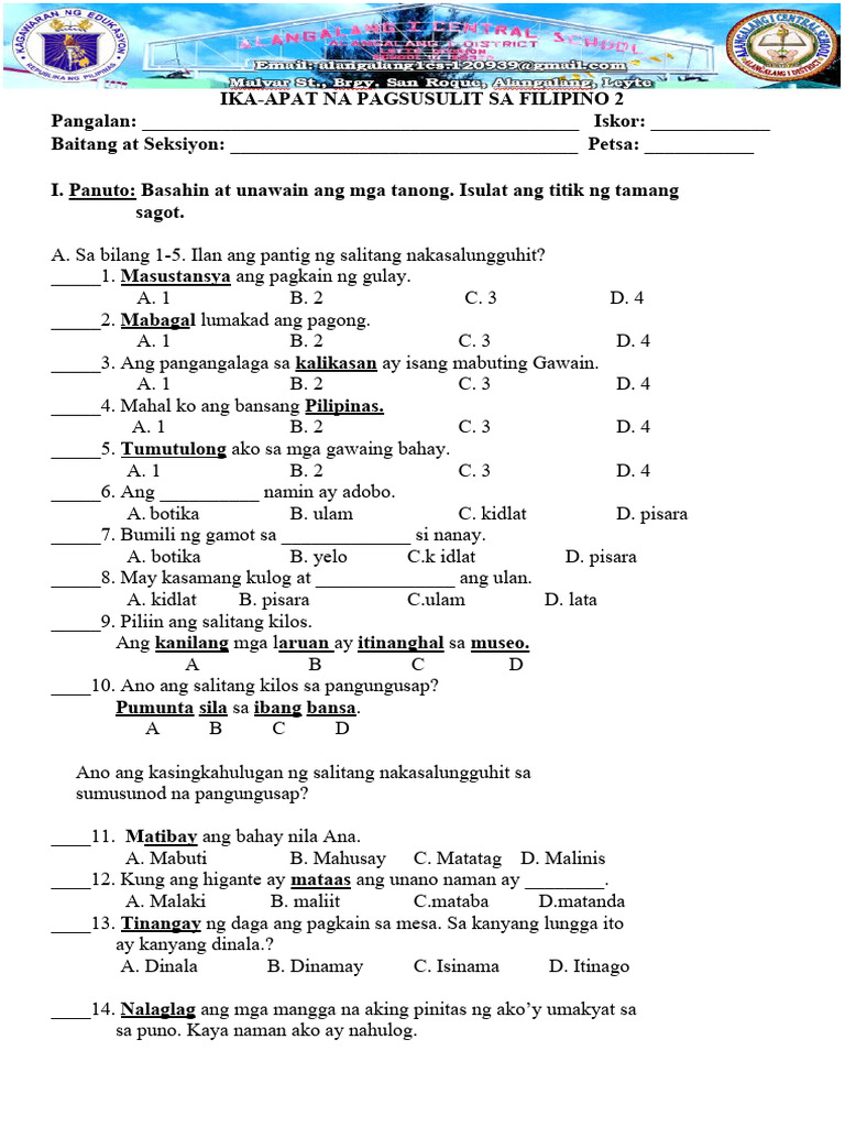 Q 4 Ap Week 3 | PDF