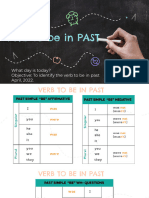  Simple past tense 