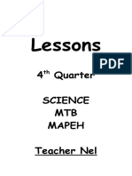 Lessons 4th Quarter