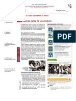 Ficha DPCC Cultura Diversa en Perú 3°