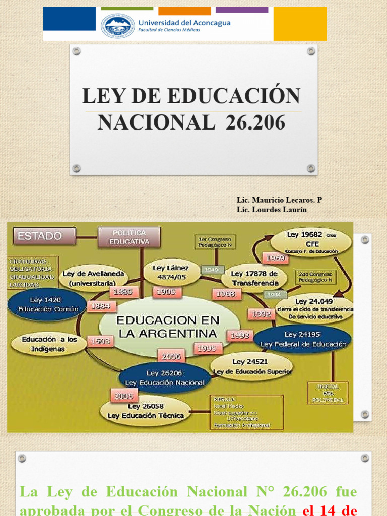 Ley de Educación | PDF | Educación de la primera infancia | Educación ...