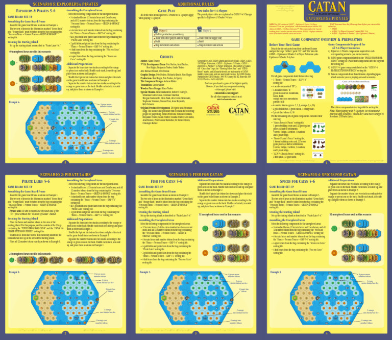 Catan E&P 5-6 2022 Rules 240313 | PDF | Board Games | Games Of Mental Skill