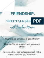 FREE TALK - Friendhip