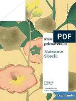 Miscelaneas Primaverales - Natsume Sseki