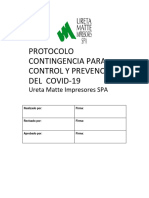 PTC-001 Protocolo Contingencia Covid19 Ureta Matte