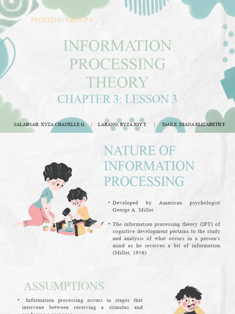 Understanding Information Processing Theory | PDF | Memory | Recall ...