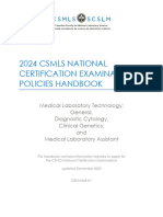 Csmls Handbook