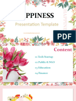 Happiness Presentation Template