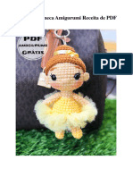 Bailarina Boneca Amigurumi Receita de PDF Gratis