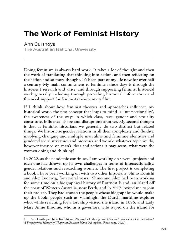 The Challenges of Feminist History | PDF | Gender Studies | Gender