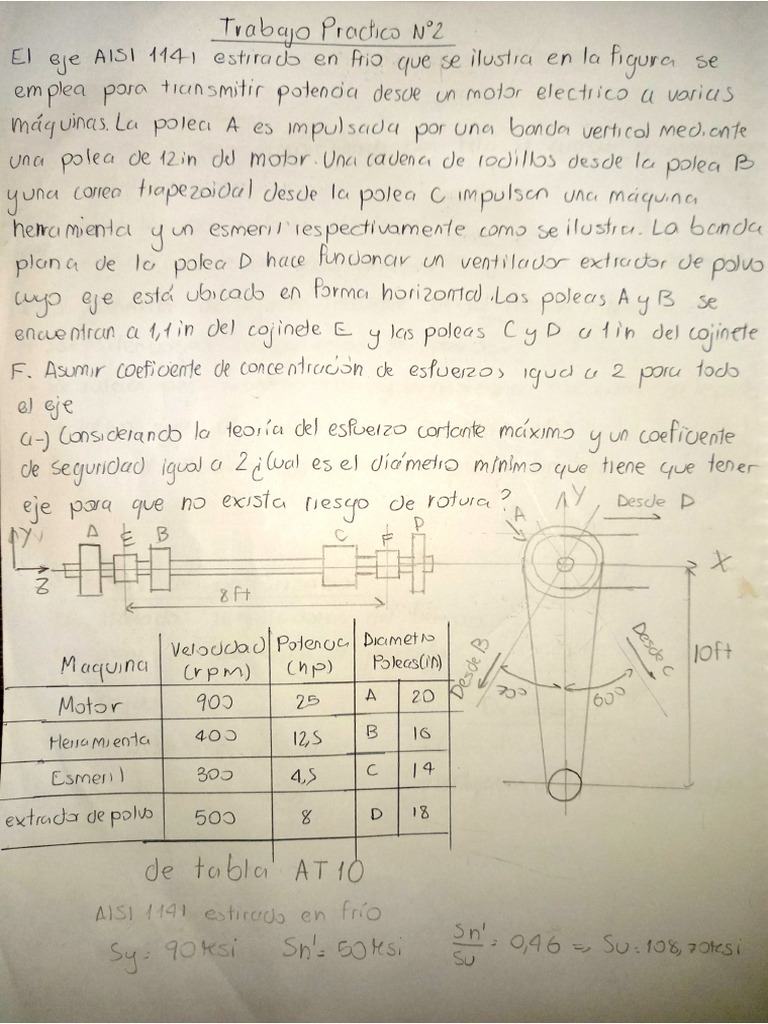 Ejercicio De Poleas Pdf