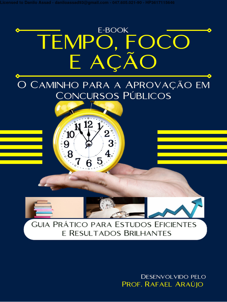 03 - Ebook - Gestão de Tempo - Foco e Produtividade para Estudar para ...