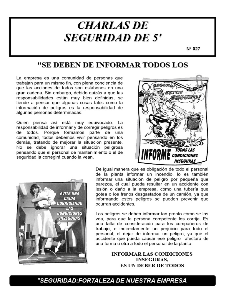 027-Se Deben Informar Todos Los Peligros | PDF | Informática
