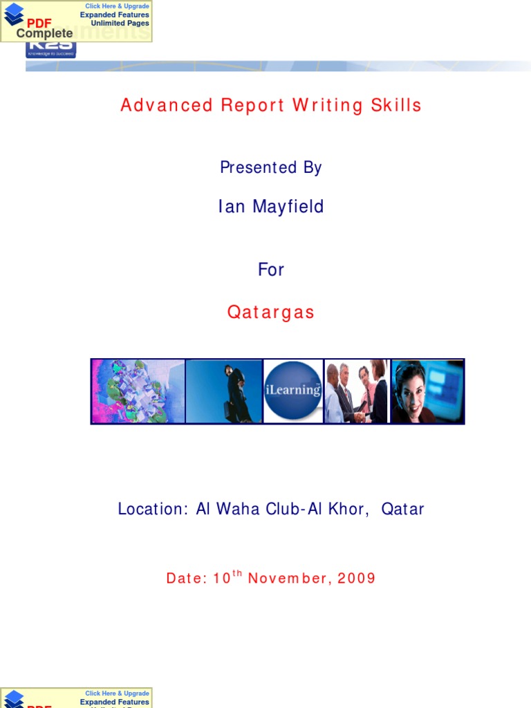 Advanced Report Writing Techniques | PDF | Noun | Punctuation